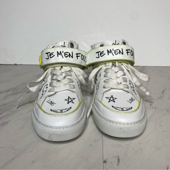 Zadig & Voltaire Mid Flash Sneaker 38 / 8 - Picture 2 of 15